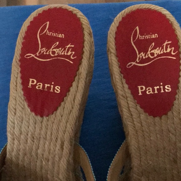 Louboutin Espadrilles 39 - Picture 6 of 6